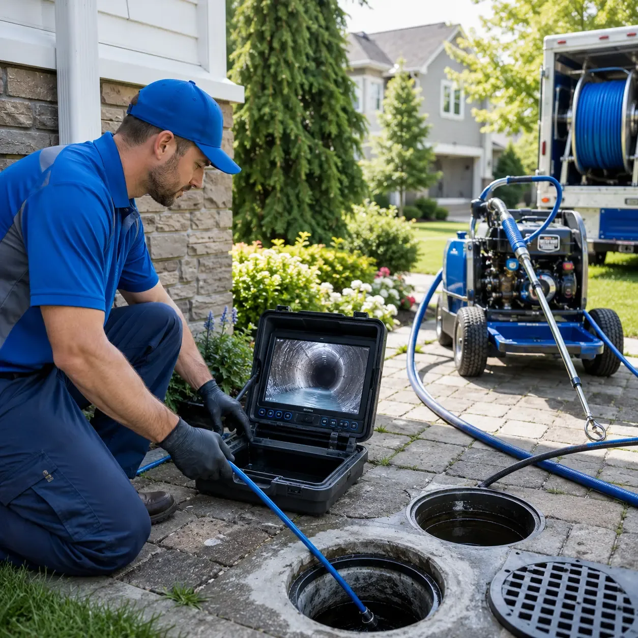 Outdoor drain cleaning professionals serving Rockville Centre, NY